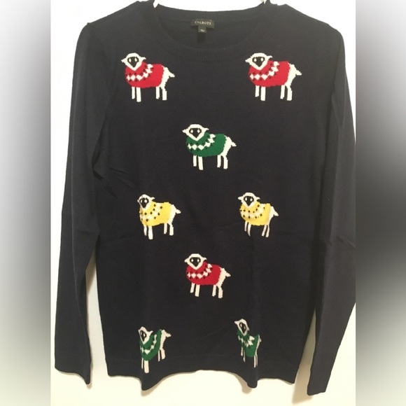 Talbots Wool Sheep Sweater p2. - Picture 10 of 13